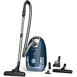 Rowenta Power XXL, RO3171, Aspirapolvere a Traino con Sacco, Sacco Hygene+ da 4,5 L, Potenza Elevata, Animal Kit, 450W, Blu/A