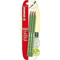 STABILO - Milieuvriendelijk grafietpotlood met gum - GREENgraph - HB