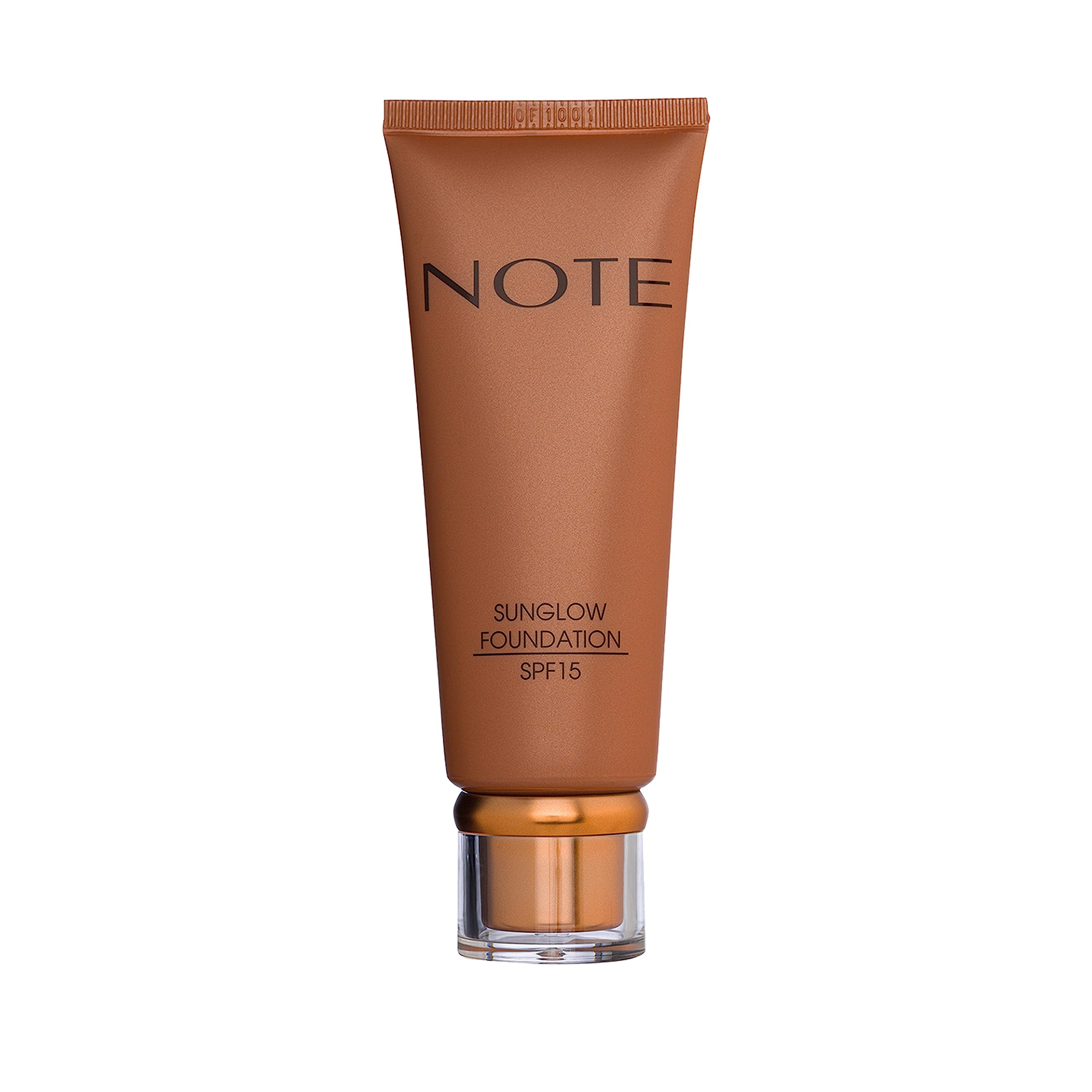 Note Cosmetics Sunglow 10 Işıltılı SPF 15 Bronzlaştırıcı Fondöten
