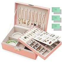 OOING Boîte à Bijoux, Boite A Bijoux Fee, Boite A Bijoux Voyage