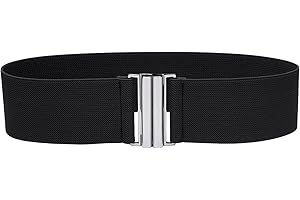 Syuer Womens Wide Elastic Waist Belt Cinch Belt Trimmer Stretch Waistband