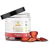 Biocal - Slices di fragola disidratate/botaniche agrumate per gin tonic/fragola disidratata/muesli frutta/fragola liofilizzat
