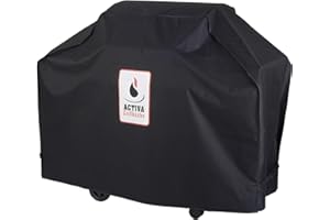 ACTIVA Grill-Abdeckhaube 140x120x65 cm (B/H/T), Wetterschutzhaube Schwarz