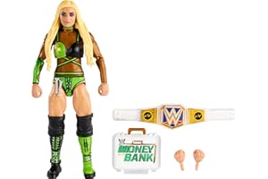 Wwe Figurine Articulée Liv Morgan Collection Élite 15 Cm Technologie Truefx, 25 Points D’Articulation, Accessoires Inclus, À Collectionner, Jouet Enfant, A Partir De 3 Ans, HKP01