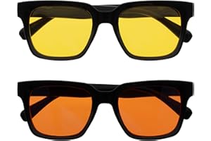 OPULIZE Era Gafas de luz azul Unisex adulto (Pack de 2)