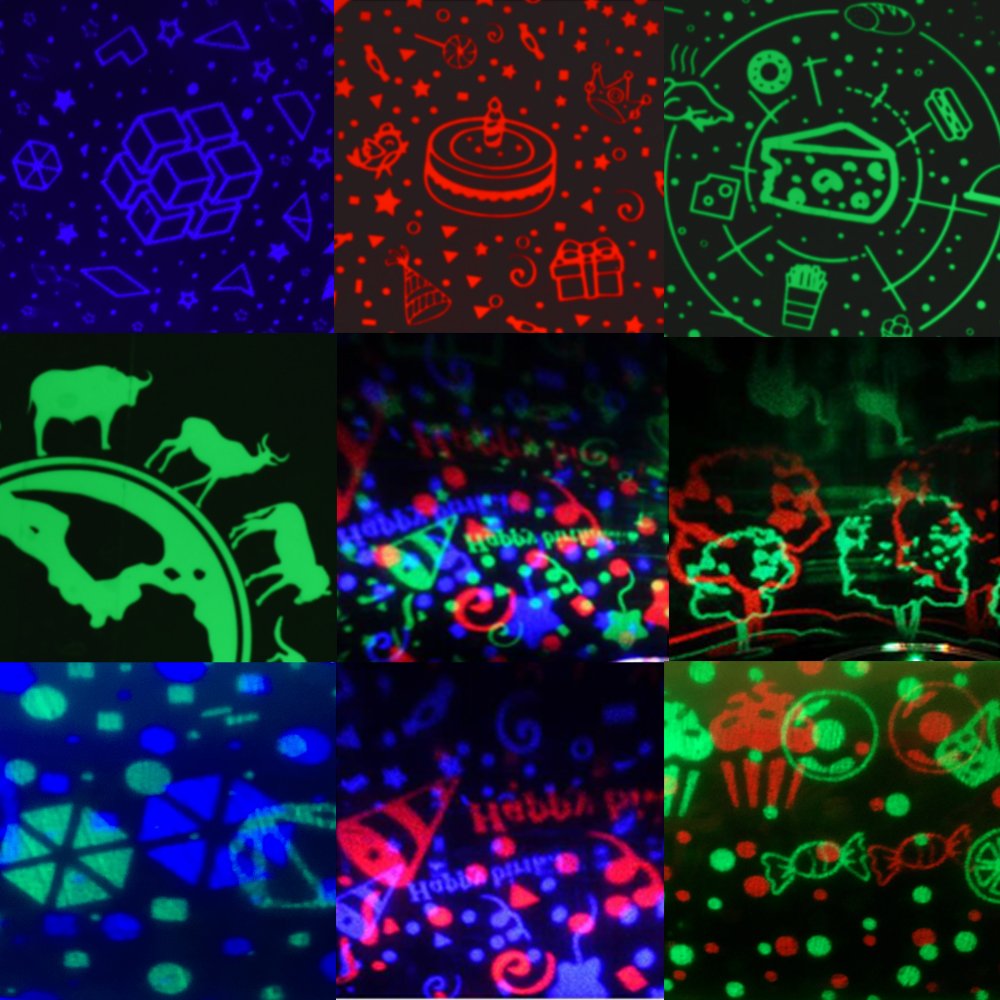 Starry Night Light Lamp, SlowTon Romantic 3 Modes Colorful LED Moon Sky Dreamer Desk Rotating Cosmos Starlight Projector for Children Kids Baby Bedroom - Image 6