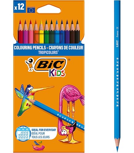 BIC Kids Viso - 12 Pennarelli Per Colorare Con Punta Pennello E Cappuccio Ventilato - Inchiostro Lavabile - Ideali Per Scuola E Disegno - 3