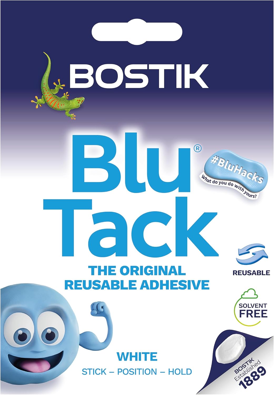 Prise en Main & Utilisation au Quotidien : Bostik Blu Tack White - Handy Size - Multipur