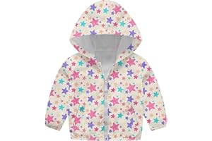 Alueeu Niños Pequeños Cortavientos Chaqueta con Capucha Niña Manga Larga Dinosaurio Casual Outerwear A Prueba Viento con Cremallera 12 Meses-5 Años