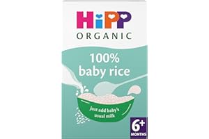 HiPP Organic 100% Baby Rice 6+ Months 160g (Pack of 4)