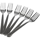 ARCOS Cake Forks Stainless Steel 18/10 140mm | 6-piece monoblock set ideal for desserts, snacks and all kinds of gatherings.