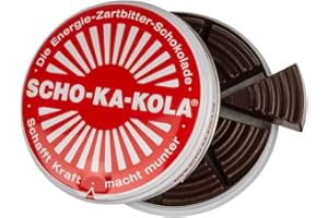 Scho-Ka-Kola - Zartbitter-Schokolade Mit Koffein - 100g