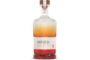 ‎MOMOTARŌ SPIRITS Momotarō Gin mit japanischen Botanicals: Momo-Pfirsich, Yuzu, Sakura, Sencha, 42% vol. (1 x 0.5 l) Vegan - Ideal als Geschenk!