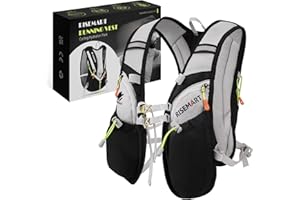 RISEMART Running Vest for Women and Men, Running Hydration Backpack Large Capaticy Vest for Marathon, Trail, Cycling, Hiking, Climbing