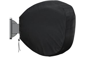 GBTDOFACE 1 housse de dévidoir de tuyau d'arrosage en tissu Oxford 420D noir, pour enrouleur mural, protection contre les intempéries, 165 g