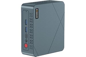 ‎BOSGAME BOSGAME E2 Windows 11 Pro Business Mini-PC AMD Ryzen 5 3550H, 4 Kerne, 8 Threads, bis zu 3,7 GHz, 16 GB DDR4 RAM, 512 GB SSD, 4K@60Hz Triple Display, HDMI, Type-C, USB3.2, LAN, Wi-Fi 5, Bluetooth 5.0