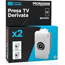 Connettore Presa TV Maschio Passante - Compatibile Con Sistemi Bticino Matix - Foto 8