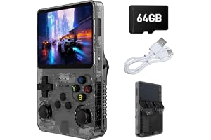 Retro Handheld Gaming Console R36S - Portable Game Console with Dual 3D Joysticks, 3.5" HD Screen & 3500mAh Battery, Supports Multiplatform Games for Adults/Travel