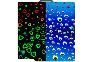 JUUPINE Bambu Labs - Plaque de construction H1H améliorée pour imprimante 3D Bambu Lab A1 / X1C / X1 / X1E / P1P / P1S - Plaque en acier à ressort en forme de cœur - 257 x 257 mm (H6H)