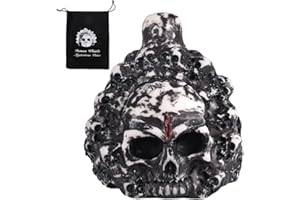 BOXOB Aztec Death Whistle, Skull Authentic Aztec Whistle of Death Loudest Human Sounding Scream at 125 Decibels for Halloween & Mexican Festival of the Dead Celebrations Collectible Gift