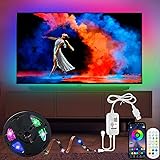 ETRLNXY RGBIC Striscia LED Dreamcolour TV Retroilluminazione 4 metri con APP & Telecomando Controllo per 55 a 70 pollici TVs,