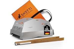 ‎SKOTTI SKOTTI Cap Edelstahl Deckel für SKOTTI Grill kompatibel, steckbar, ideal für Camping und Outdoor-Grillen