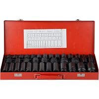 35pcs 1/2 Inch Long Reach Impact Sockets Drive Deep Impact Socket