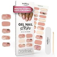 MOYOU LONDON UV Gel Nagelfolien Set – 20 Stück, Halbgehärtet Für Maniküre Zu Hause | Salonqualität, Bis Zu 2 Wochen Halt