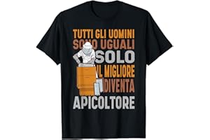CONTADINI PER PASSIONE Abbigliamento Divertente Protezioni Per Apicoltori Ape Arte Maglietta