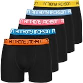 Anthony Jackson Likralı 5'li Kutu Premium Erkek Modal Boxer
