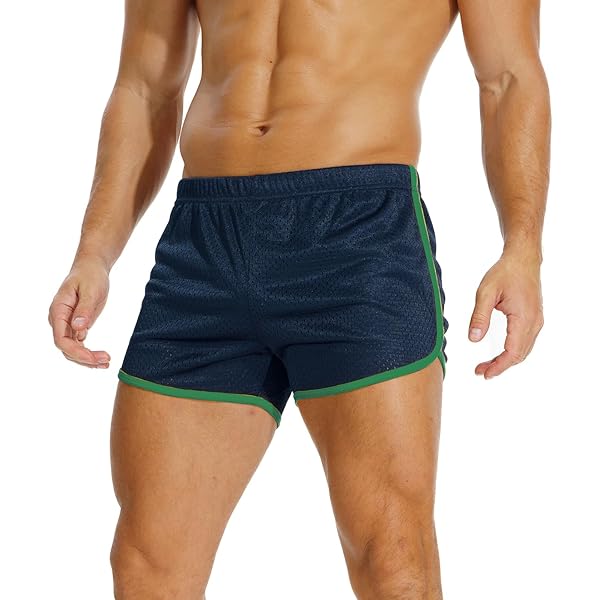 AIMPACT Heren Sport Running Shorts Sneldrogend Korte Sportbroek Side Split Trainingsshorts(Roze-L AIMPACT Heren Sport Running Shorts Sneldrogend Korte Sportbroek Side Split Trainingsshorts(Roze-L