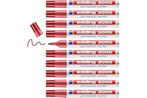 Edding 3000 Rosso marcatore Permanente