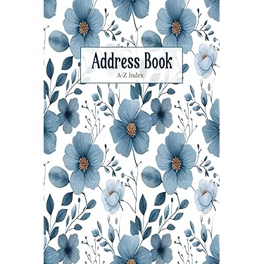 Address Book: A-Z Address And Phone Book, Hardback | A5 Size With A-Z Index | Ideal Organizer For Storing Essential Contact Information | Record ... Emails, Social Media, Websites, And Notes - View #10