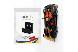 Väggfäste Kompatibel med LEGO Technic Koenigsegg Sadair's Spear 42232 – Tillverkat i Storbritannien – Bil Ingår inte – Hårdva