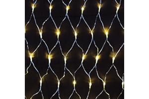 ‎LINDER 240 er LED Lichternetz Strom für außen Strom Lichtfarbe kaltweiss Kabel transparent