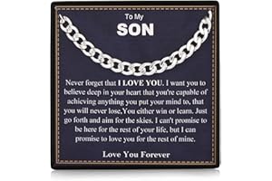 Rajputana S925 Sterling Silver 5mm Thick Cuban Chain Gifts for Boys & Men Hypoallergenic Curb Chain Necklace Jewelry Gifts for Him 18/20/22/24 Inch