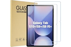 ProCase 2 Piezas Protector de Pantalla para Galaxy Tab S9 FE Plus/Tab S9 Plus 12.4" 2023, Cristal Templado Compatible con Galaxy Tablet S9+ /S9 FE+ 12.4 Pulgadas -Claro