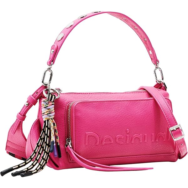 Mini Sac à Main Desigual Modus Naron - Effet Cuir, Poignées Interchangeables, Multiples Poches, Couleur Uni