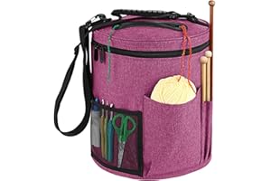 GUKASXI Wolltasche Aufbewahrung Tasche Stricken Aufbewahrung Wolle Tasche Für Garn Stricktasche Zur Aufbewahrung Von Wolle Garn Aufbewahrung Zum Aufbewahren Von Wollknäuel Und Stricknadeln Häkelnadel Set