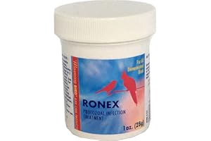 FABFINCHESUK Morning Bird Ronex 6% Bird Infection Treatment Cankers Giardia Protozoal 28g For Small Birds e.g Finches