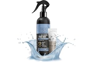 TAURO PROLINE Clear Eye Solution Set 6-in-1 Multifunctional Pure Mist Spray Stainless Look Clay Mask Tear Stain Remover and Eye Cleaner Eye Care Ear Care for the Eyes of All Dogs and Cats