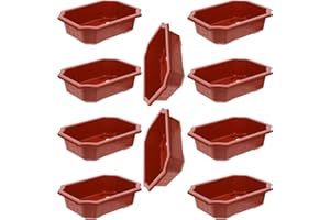 Happyyami Macetas de entrenamiento para bonsáis, 10 unidades, para bonsáis, plantas, maceta, cultivo, maceta, cultivo, dispositivo germinador para jardín, patio, habitaciones, balcón