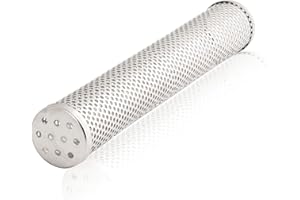 ‎BBQ-TORO BBQ-Toro Edelstahl Räucherrohr "Victoria" | Ø 5 x 30 cm | Räucherröhre für Gasgrill, Holzkohlegrill, Elektrogrill | Smoke Pipe, Smokerröhre, Smoke Tube, Grill Räucherbox, Smoker Box