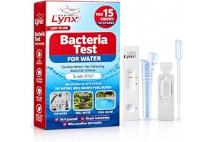 Coliform-bakterievattentest-set för E. coli, salmonella, legioneller och andra stammar – enkla, snabba och exakta tester för