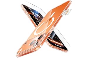 JUESHITUO Cover Ultra Sottile per iPhone 17 Pro Max Compatibile con Magsafe [Protezione Lente e Pulsante della Fotocamera][Antipolvere, Ultraleggera, Custodia Protettiva] - Trasparente