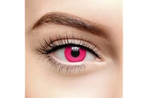 Chromaview Lentillas de Color Rosa UV I-Glow de 30 Días - Sin Graduación