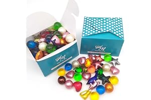 M MAMA MANUELA Caja regalo 40 Perlas de baño con aromas surtidos - Con aceite de soja - Hidratante y aromática - Hidrata, suaviza y perfuma la piel - Formas varias