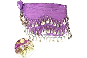Butyeak Ceinture Danse Orientale Femme, Fille Foulard Danse du Ventre, Ceinture Danse Orientale, Foulard Danse du Ventre, Écharpes de Hanche de Danse du Ventre, Echarpe de Danse Orientale