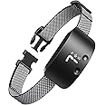 NBJU Bark Collar for Dogs,Rechargeable Anti Barking Training Collar with 7 Adjustable Sensitivity and Intensity Beep Vibration for Small Medium Large Dogs (Black)
