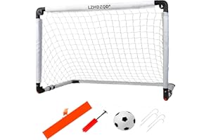 ‎LZHDZQD LZHDZQD Fußballtor, Kinder Fussballtor 60x45cm/ 90x60cm/ 115x80cm Fussballtore für Garten Kinder, Fußball Spielzeug Indoor/Outdoor/Garten